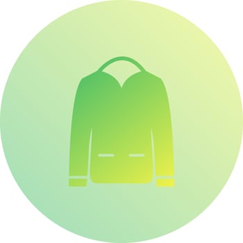 Men Jacket Unique Vector Icon