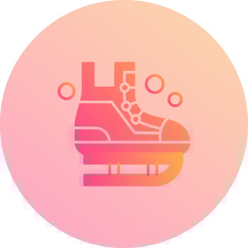 Ice Skating Vector Icon