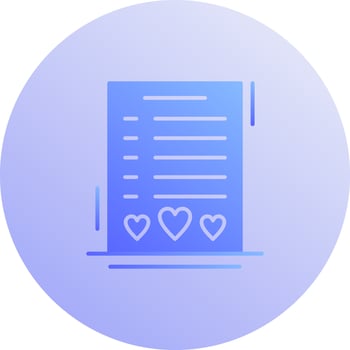 Wishlist Vector Icon