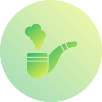 Smoke Pipe Vector Icon