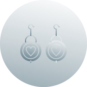 Earrings Vector Icon