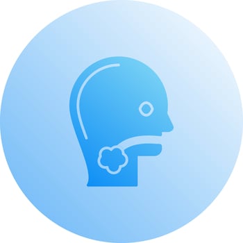 Throat Cancer Vector Icon