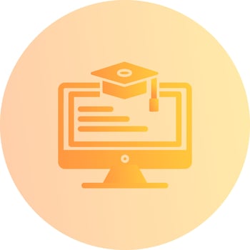 Online Learning Vector Icon