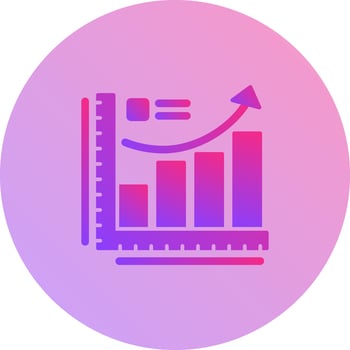 Growth Chart Vector Icon
