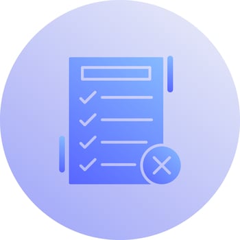 Fake List Vector Icon
