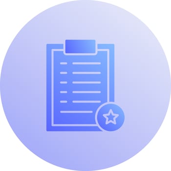 Favourite List Vector Icon
