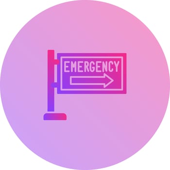 Emergency Sign Vector Icon