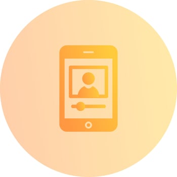 Vlog Unique Vector Icon