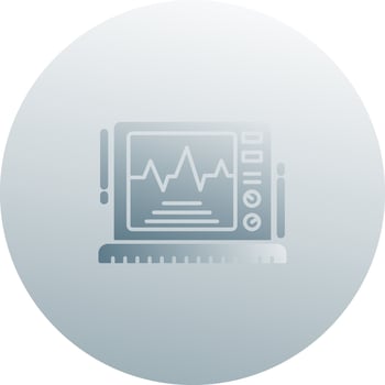 Ekg Monitor Vector Icon