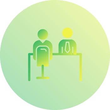 Employee Interview Vector Icon