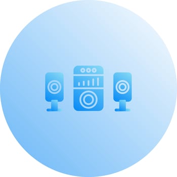 Sound System Unique Vector Icon