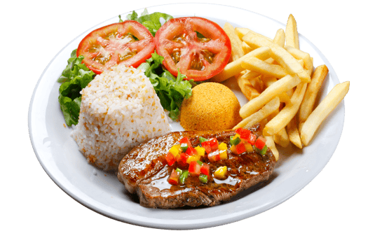 picanha potato with rice png