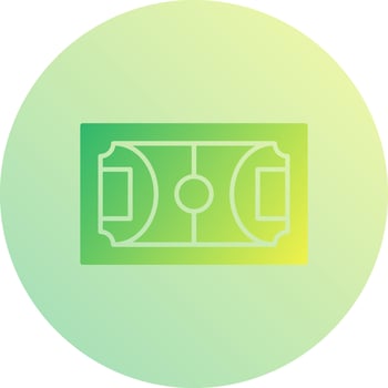 Football Field Vector Icon