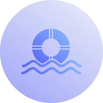 Float Vector Icon