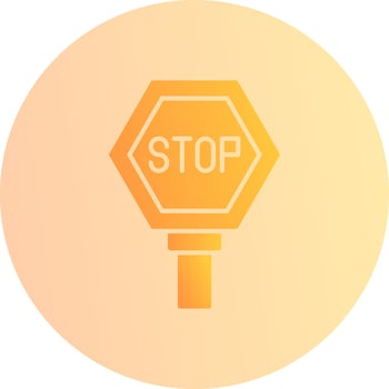 Stop Sign Vector Icon