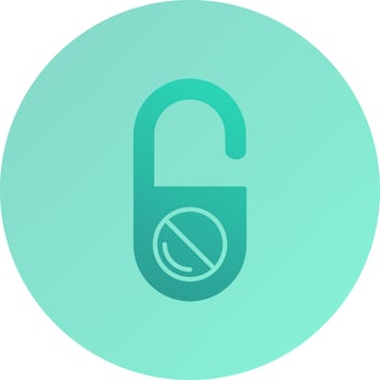 Do Not Disturb Vector Icon