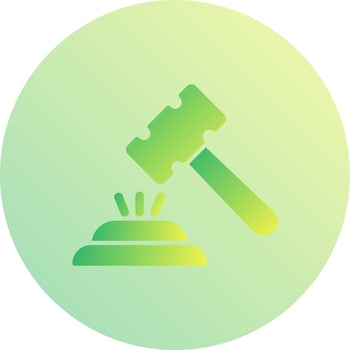 Gavel Vector Icon