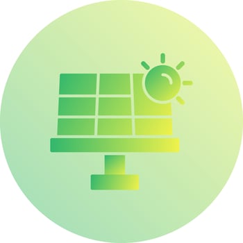 Solar Energy Vector Icon