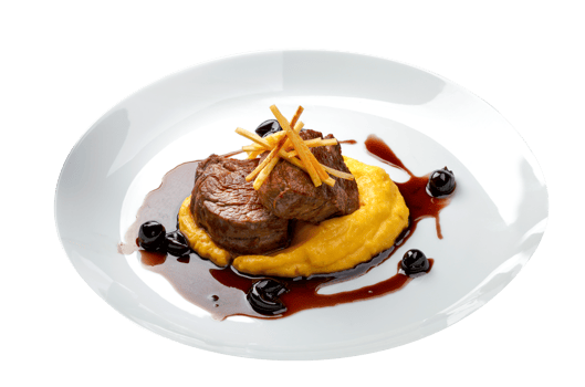 Filet mignon with mashed png