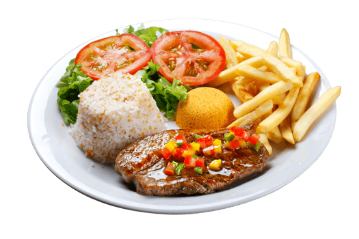 picanha potato with rice png