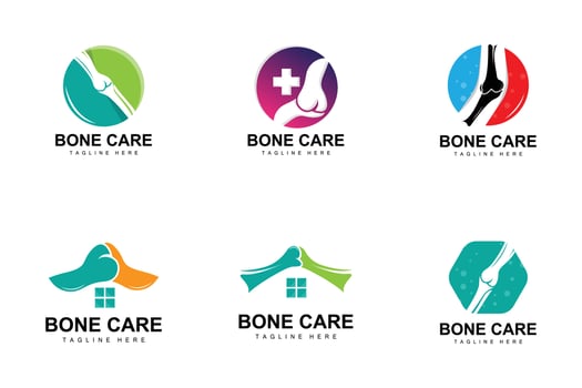 Bone Care Logo, Body Health Vector, Design For Bone Health, Pharmacy, Hospital, Health Product Brand vector