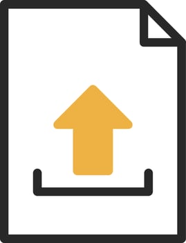 File Upload Vector Icon Design