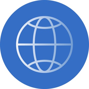 Globe Vector Icon Design