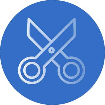 Cut Vector Icon Design
