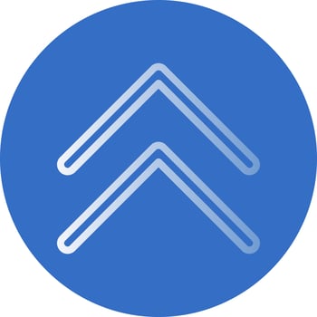 Chevrons Up Vector Icon Design