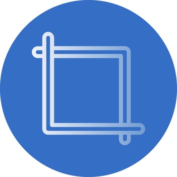 Crop Vector Icon Design