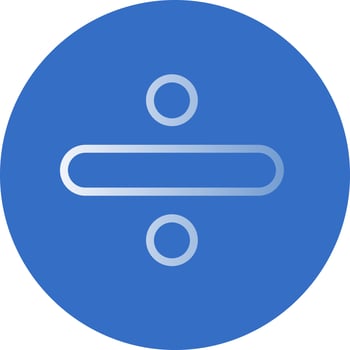 Divide Vector Icon Design