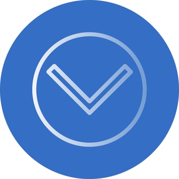 Chevron Circle Down Vector Icon Design
