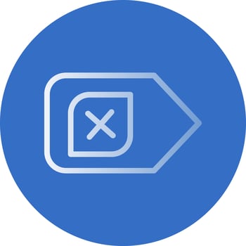 Backspace Vector Icon Design