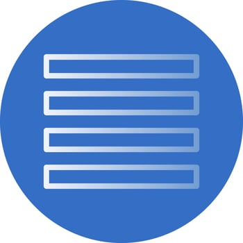 Align Justify Vector Icon Design