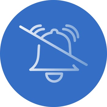 Bell Slash Vector Icon Design Vector Icon Design