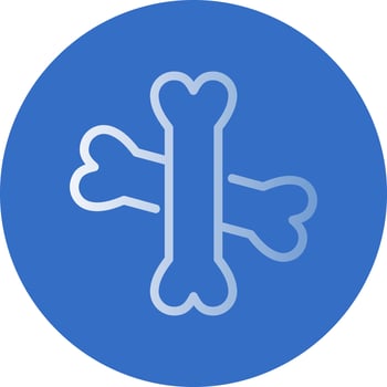 Bone Vector Icon Design