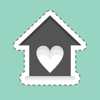 Icon Love Family. related to Family symbol. simple design editable. simple illustration vector