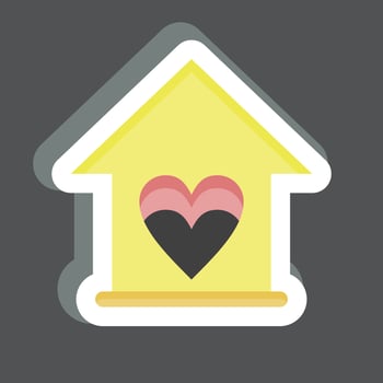Icon Love Family. related to Family symbol. simple design editable. simple illustration vector