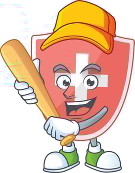 Medical shield Cartoon character vector