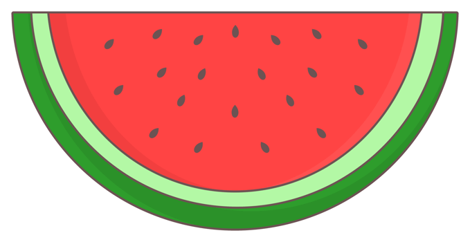 watermelon slice sticker png