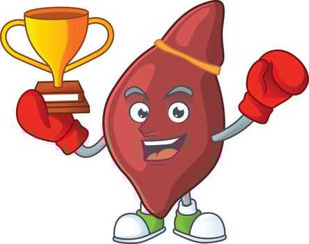 Liver Cartoon character vector
