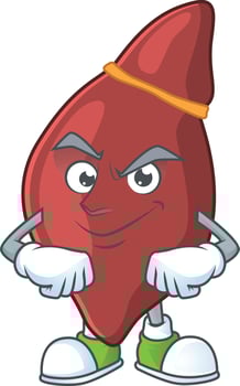 Liver Cartoon character vector