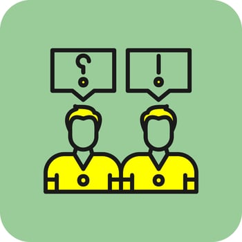 Think Different Vector Icon Design