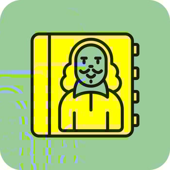 Biography Vector Icon Design