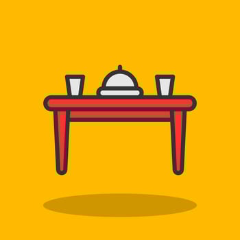 Table Vector Icon Design