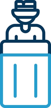 Riot Police Vector Icon Design