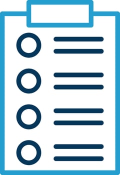 List Vector Icon Design