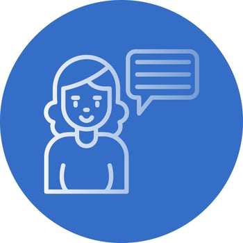 Speech Vector Icon Design