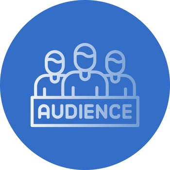 Audience Vector Icon Design