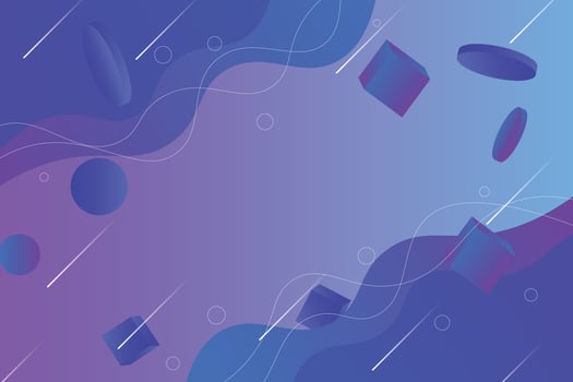 3D geometric with wavy shape background. vector